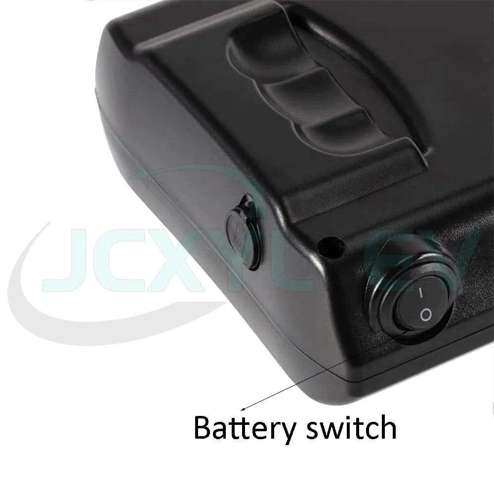 Batterie Lithium 36V/24V pour Porte-Bagages arrière de vélo électrique