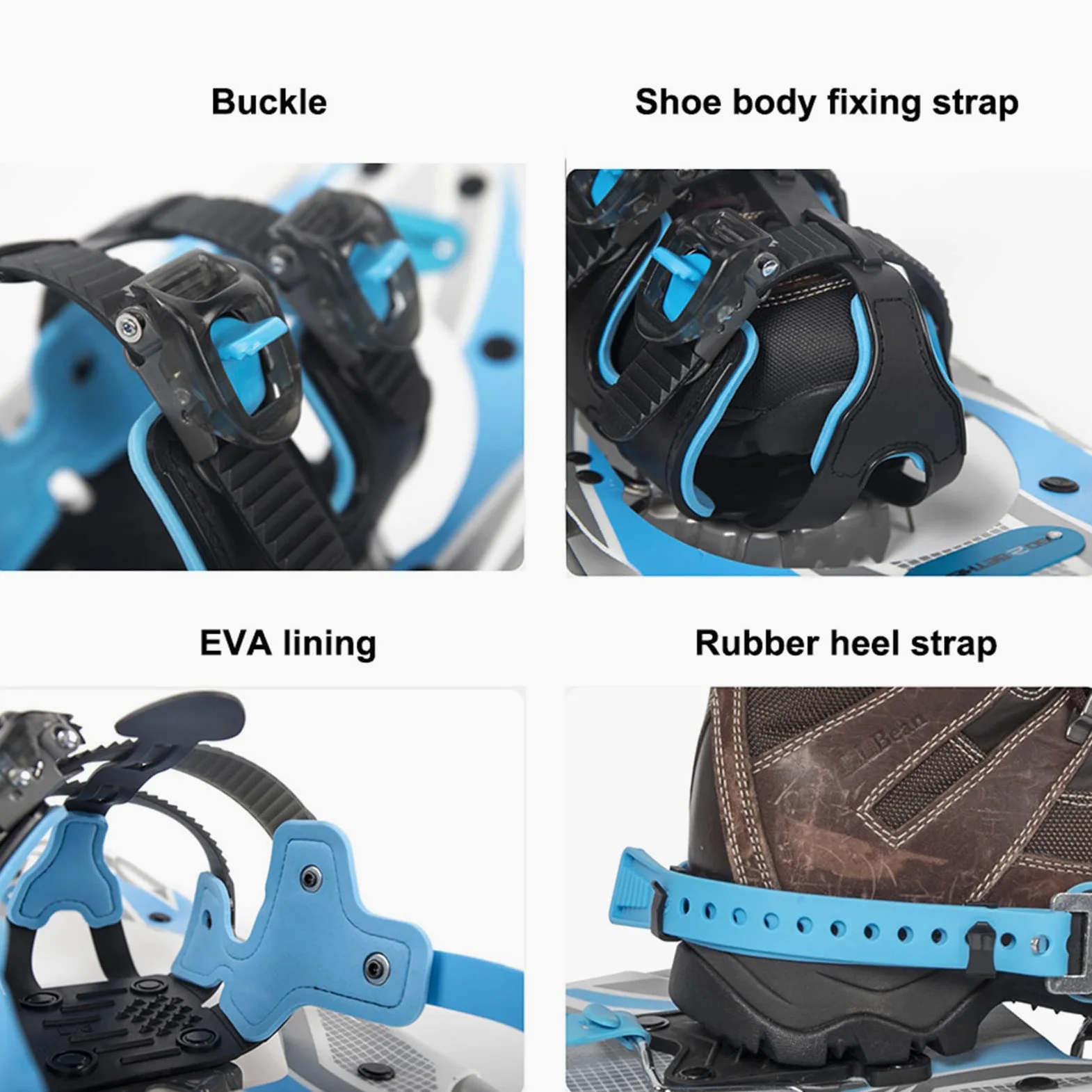 Raquettes À Neige 25/30 Pouces pour Hommes Et Femmes,Raquettes À Neige Tout Terrain en Alliage D'aluminium,avec Reliure Entièrement Réglable Et Sac De Transport,30 inch