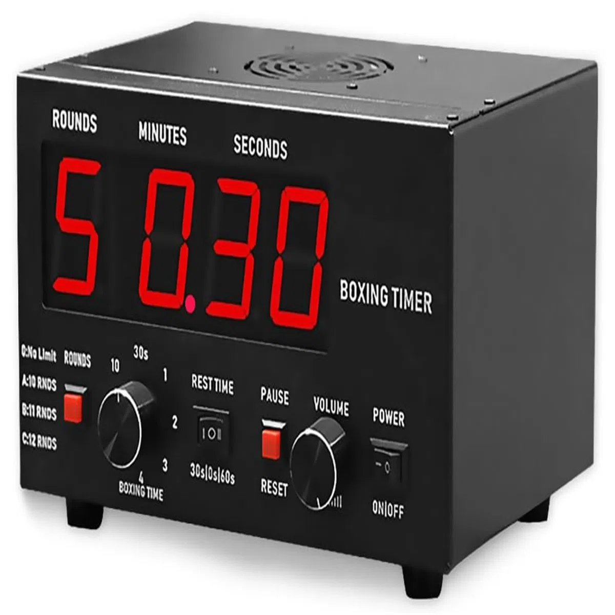 Minuteur d'intervalle avec buzzer, affichage LED, parfait pour la maison, le garage et l'entraînement en plein air
