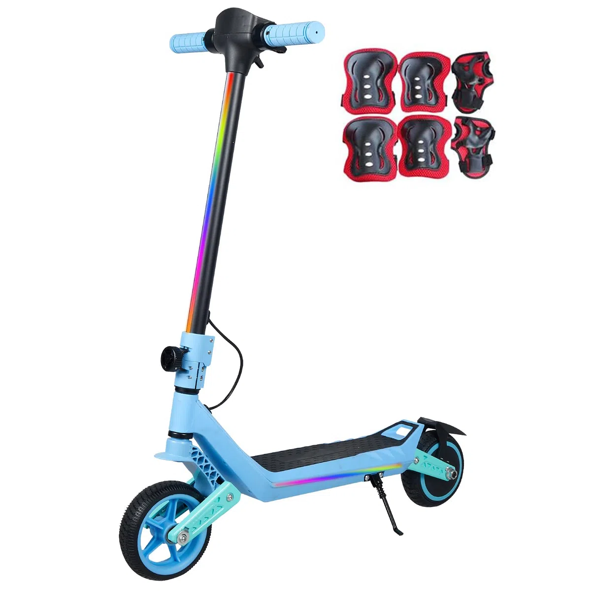 Trottinette électrique Pliable pour Enfants de 6 à 14 Ans - 16,5 cm - 3 écrans LED réglables - Légère - Portée maximale : 15/7/6 km - 2/3 Modes (8-16 km/h)