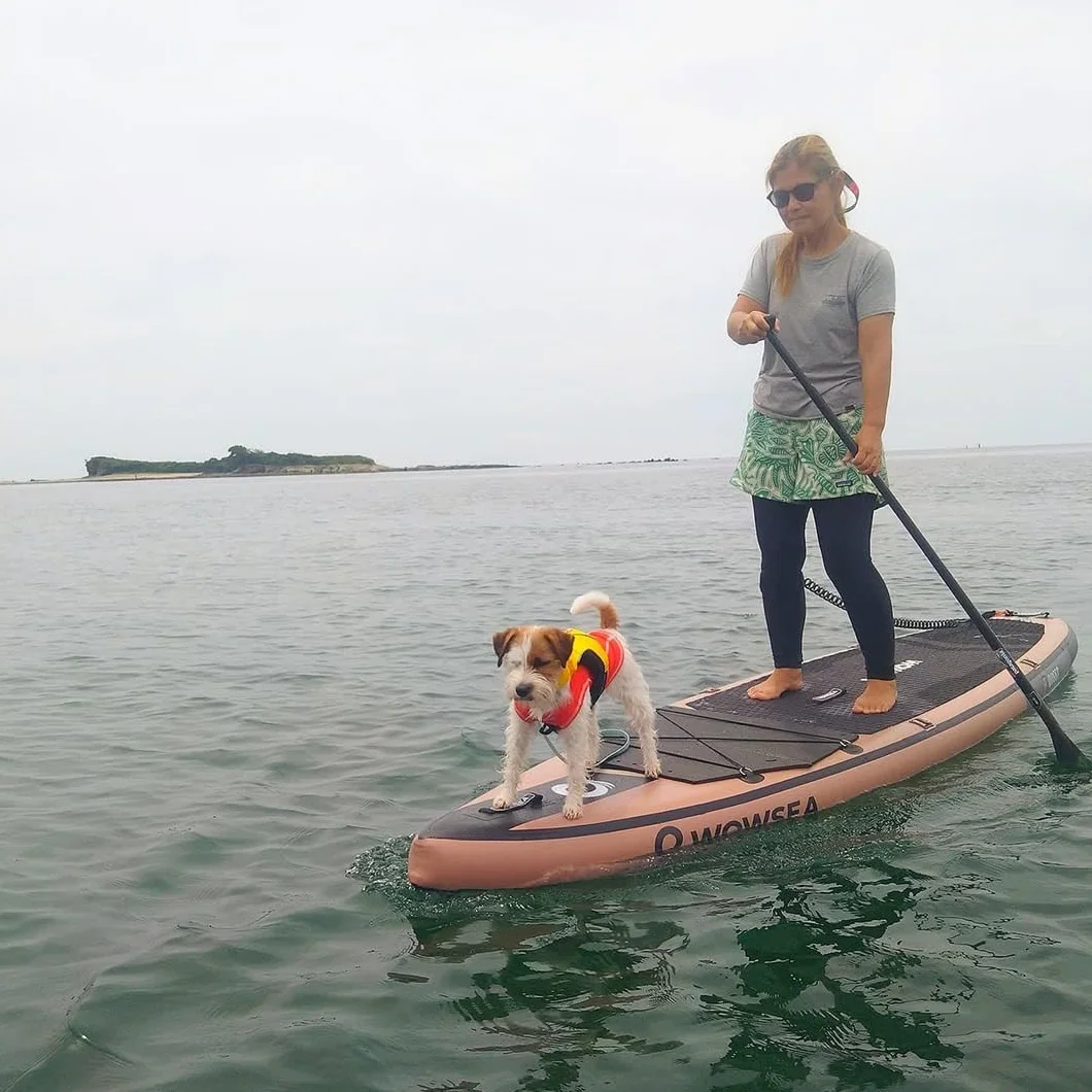 WOWSEA Quest Q1 Planche de Stand up Paddle Gonflable, Durable et Stable, pour la Chasse et la pêche, avec Accessoires iSUP, idéale pour Les Loisirs Aquatiques et l'enseignement.