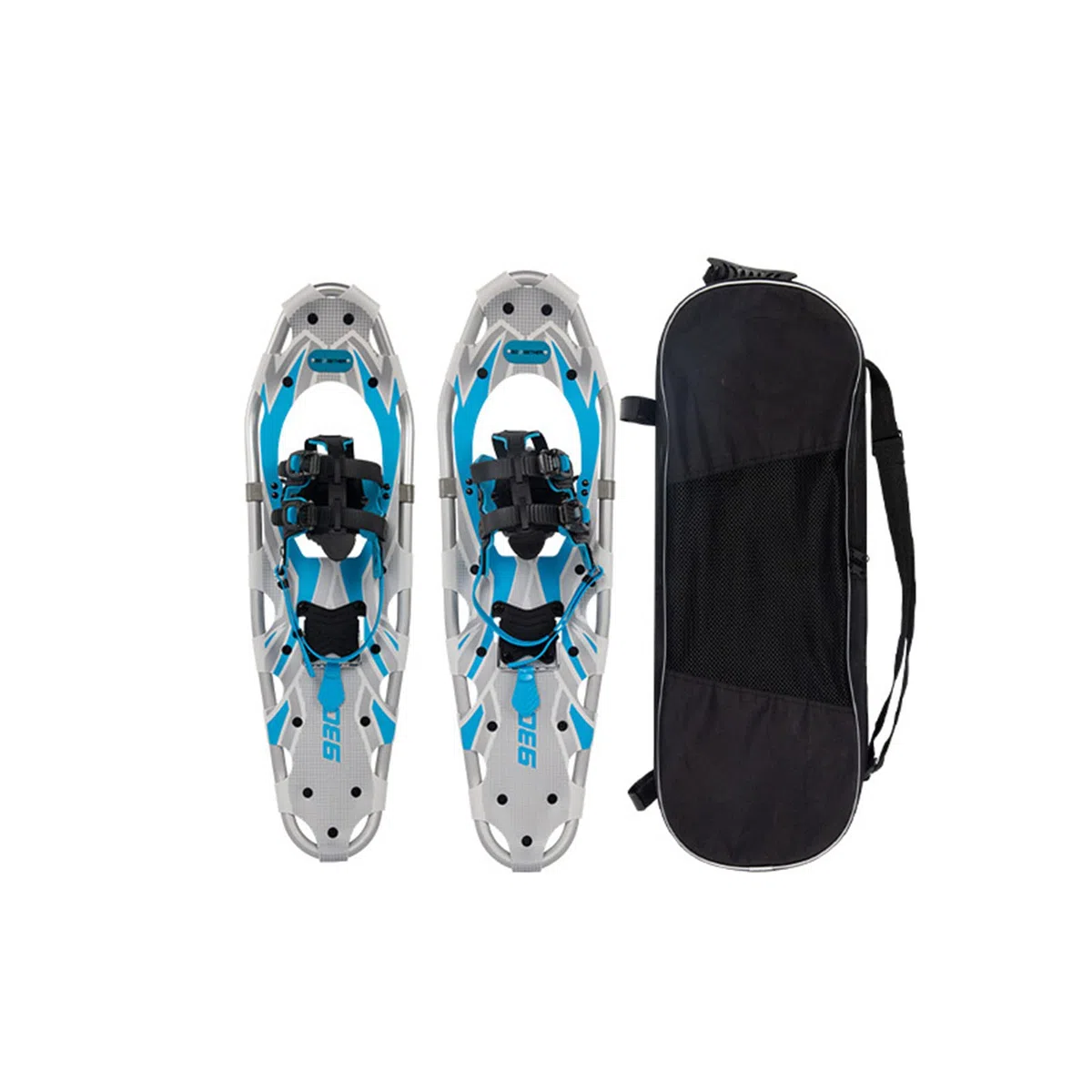 Raquettes À Neige 25/30 Pouces pour Hommes Et Femmes,Raquettes À Neige Tout Terrain en Alliage D'aluminium,avec Reliure Entièrement Réglable Et Sac De Transport,30 inch