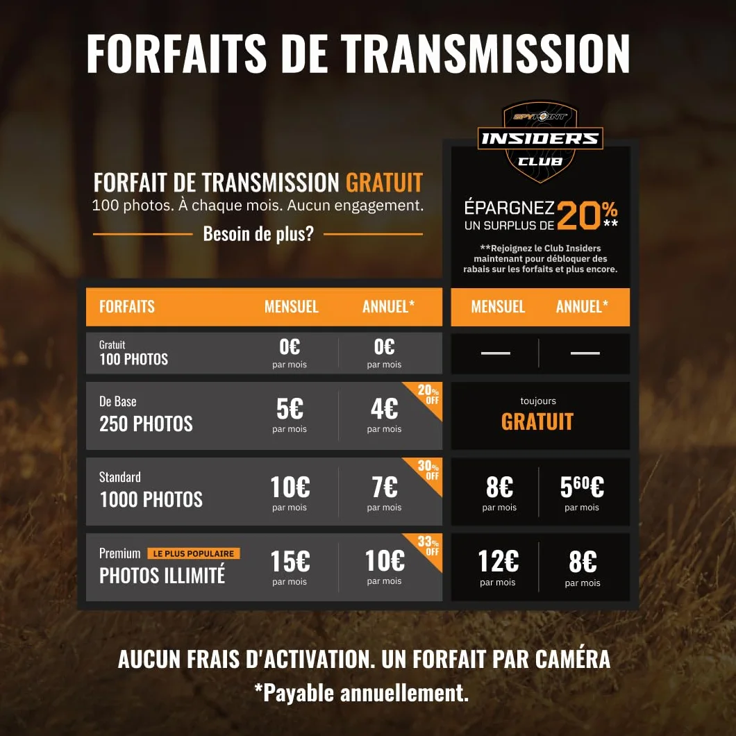 Spypoint Flex-M Twin Pack Caméra de Surveillance cellulaire, 28MP, vidéo 720p avec Son, détection de Mouvement, Vision Nocturne, sans Wi-FI, Pack de 2 caméras de Chasse