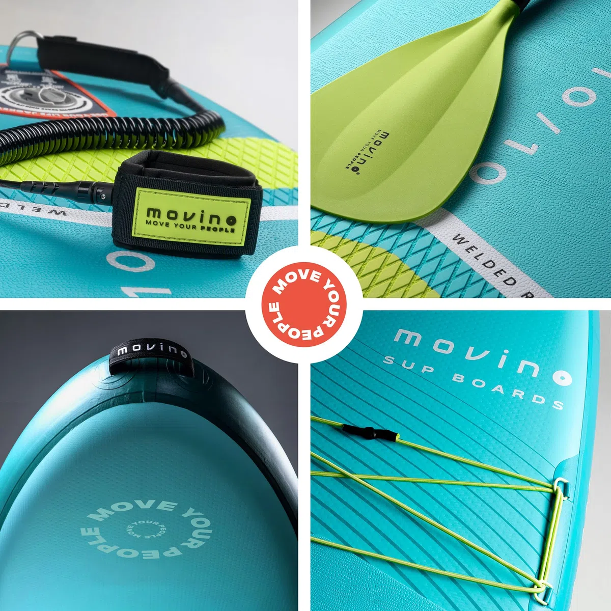 Movino Garda Allround 10'10 Sup Stand Up Paddling Board Set Planche de Stand Up Paddle Gonflable Légère Pagaie de Stand Sup Boards Et Accessoires Eau Sport 330 cm