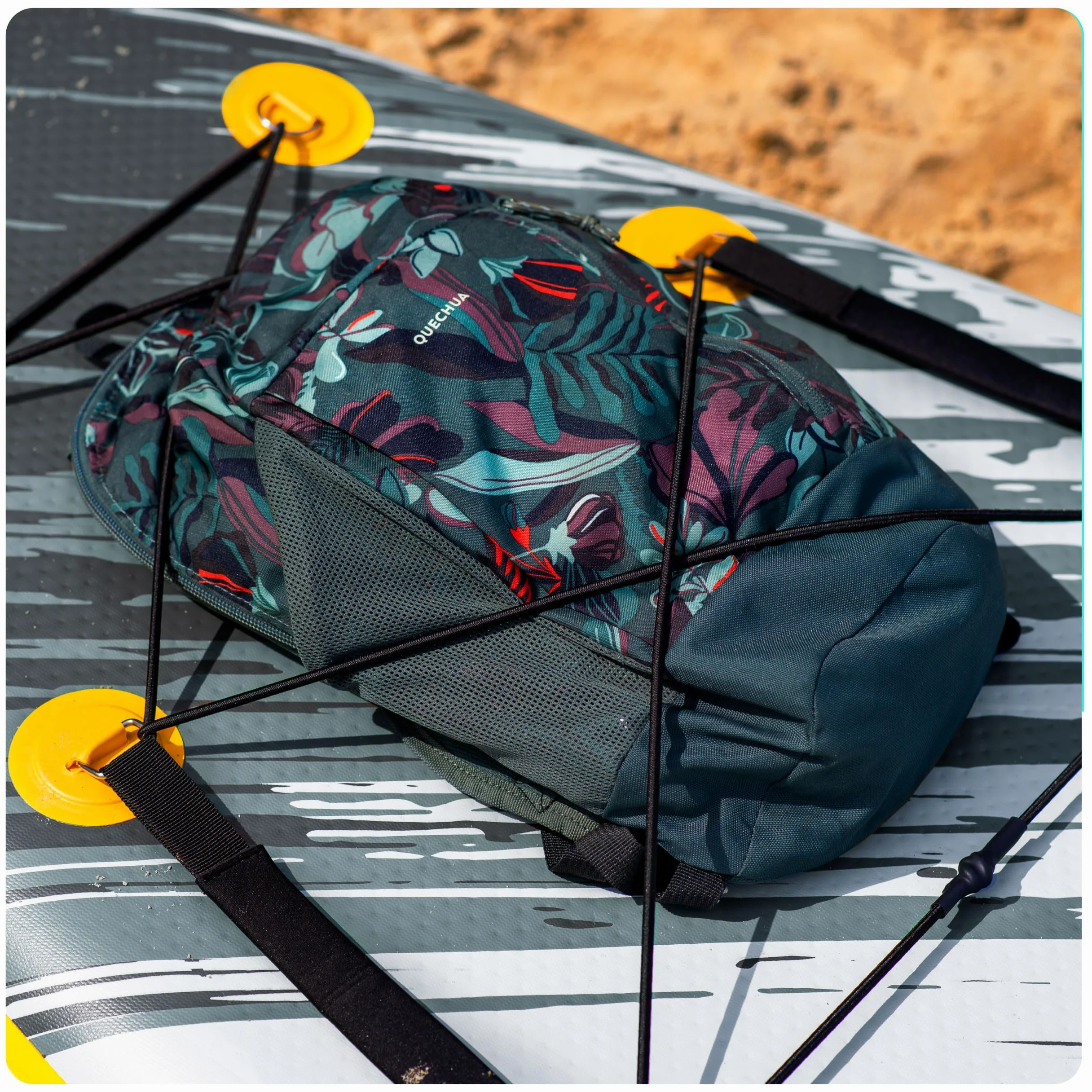 Neo-Sport Sup Planche Gonflable - 320 cm - Kit d'accessoires - Pompe à Main Paddle Leash Sac à Dos - Aquasurf 10.6