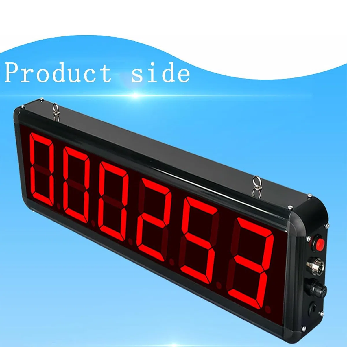 Compteur numérique LED avec télécommande, capteur de 10 à 70 cm, mémoire de mise hors tension, pour la ligne de production, comptage et emballage des marchandises